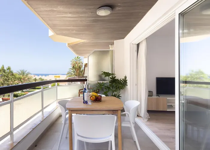 Home2book Design Terrace & Pool Cristianos Apartment