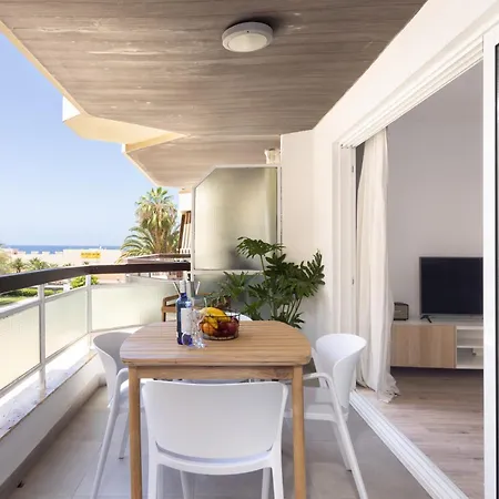 Home2book Design Terrace & Pool Cristianos Appartement